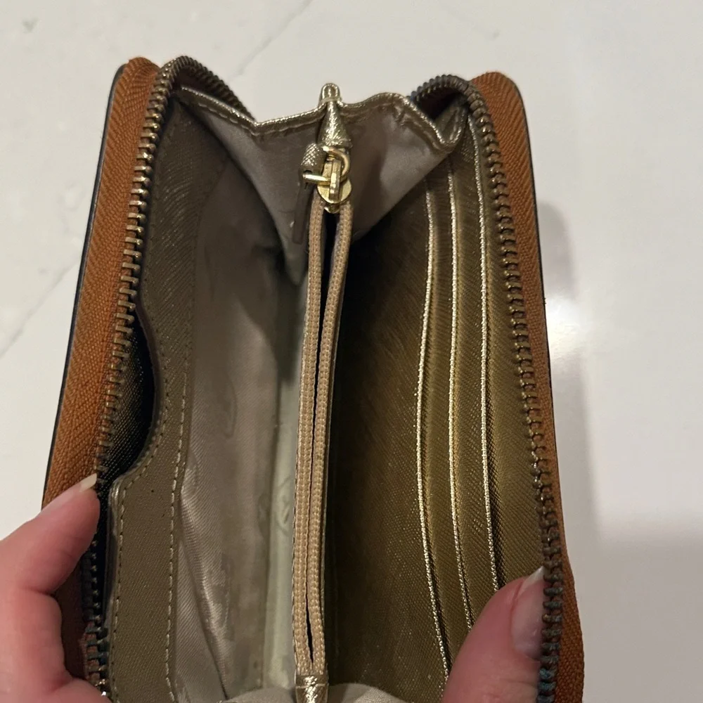 Tory Burch Brown Wristlet Clutch - Picture 6 of 7